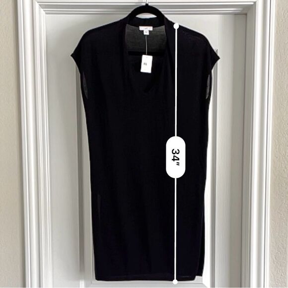 J. Jill Lightweight Sleeveless Sweater Tunic V-Neck Sz XS - Picture 8 of 13